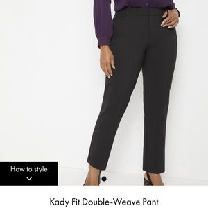 Eloquii Katy Fit Double Weave Pant